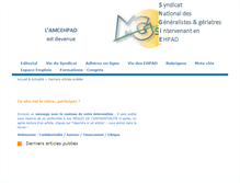 Tablet Screenshot of amcehpad.fr